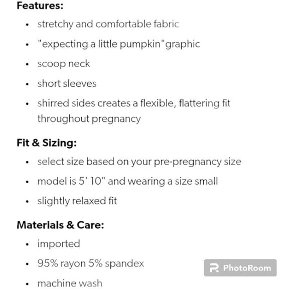 Large Maternity Expecting a Little Pumpkin Tee Fall Announcement Photo Halloween - Picture 2 of 10